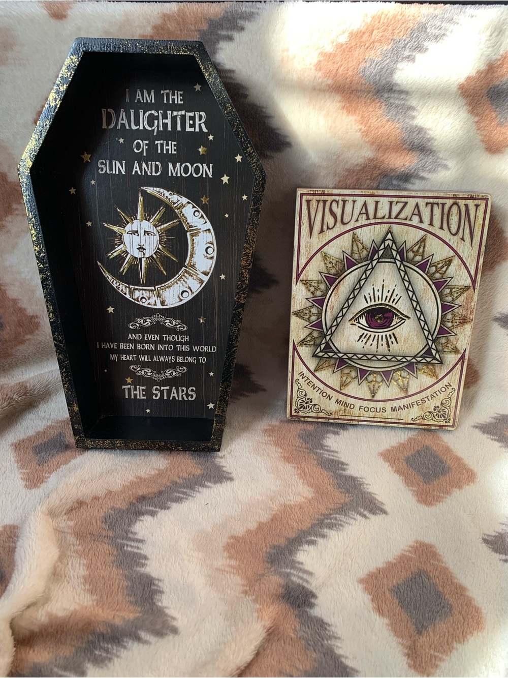 Tarot set of 2 home decor